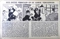 Smidje Verholen - krantenuitgaves 2 - Hoe Smidje Verholen op de aarde terugkwam, Krantenknipsel, Eerste druk (1950) (Overijsselsch Dagblad)