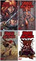 Red Sonja - One-Shots & Mini-Series 1-5 - Savage Red Sonja - Complete mini-series, Issue (Dynamite)