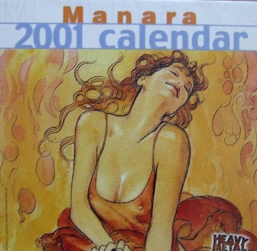Kalenders - diversen 2001 - Manara - Heavy Metal Calendar