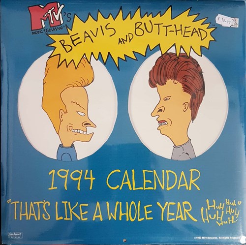 Kalenders - diversen 1994 - Beavis en Butt-Head - calendar