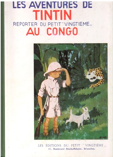 Kuifje - Anderstalig/Dialect   - Les aventures de Tintin au Congo - Reporter de petit "Vingtieme"