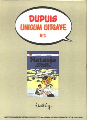 Dupuis Unicum 1 - Natasja - Opnamen voor Caltech