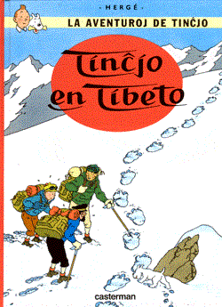 Kuifje - Anderstalig/Dialect  0 - Tincjo in Tibeto - Esperanto