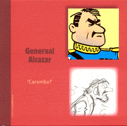 Kuifje - Portretten  - Generaal Alcazar - Caramba!