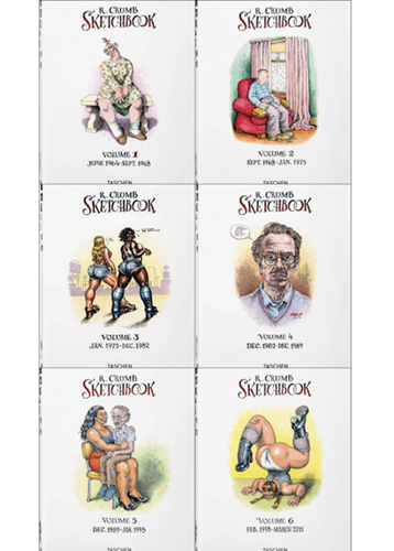 Robert Crumb Sketchbook - Taschen HC set - Volume 1-6
