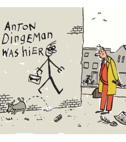 Pieter Geenen - Collectie  - Anton Dingemans was hier