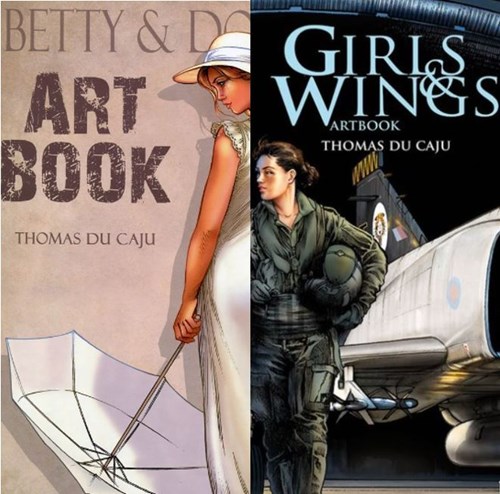 Betty en Dodge  - Artbook set Betty & Dodge + Girls & Wings - Thomas de Caju