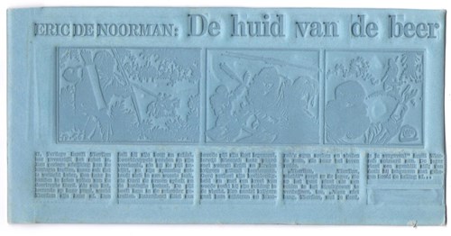 Drukplaat Eric de Noorman. De huid van de beer - 7