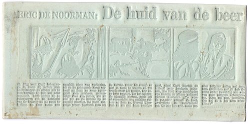 Drukplaat Eric de Noorman. De huid van de beer - 9