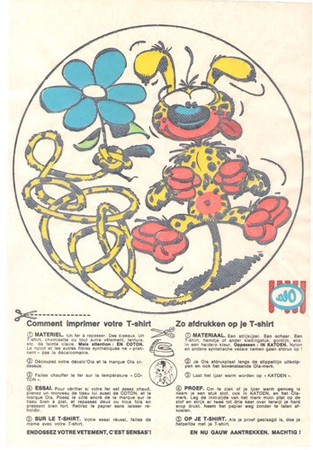 Textielprint - Marsupilami