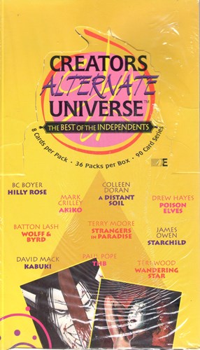 Creators Alternate Universe - The best of the Independents - box