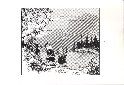 Kerstkaart uitgeverij Panda - 1993