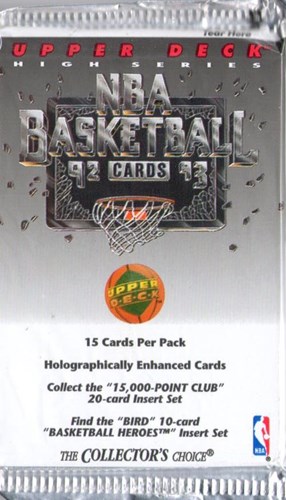 NBA BASKETBALL HIGH SERIES PACK 92-93 - 11 packs
