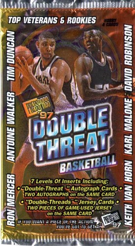 Double Threat Basketball '97 - 9 packs