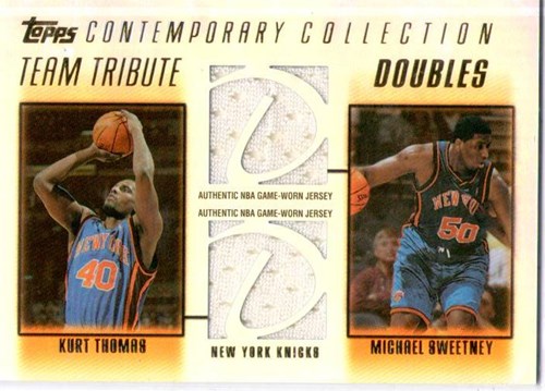 2003 Topps Contemporary Collection tem tribute doubles 