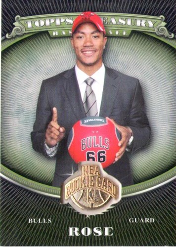 Rookie 14K Gold Medallion 13/19 Topps Treasury Basketball 2008-09