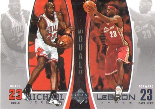 2005 UPPER DECK #LJMJ3 DUAL BONUS PACK INSERT NBA