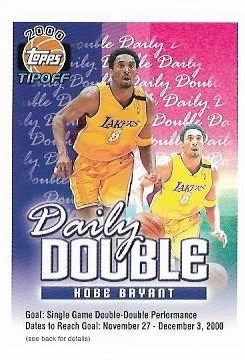 2000-01 Topps Tip-Off - Daily Double