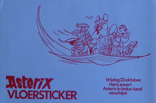 Vloersticker - Asterix in Indusland