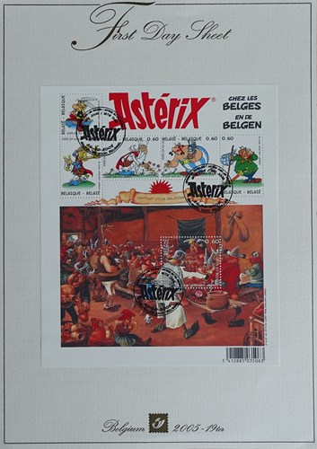 First Day Sheet: Asterix en de Belgen