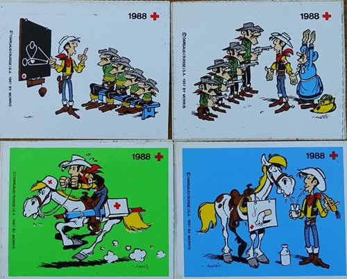 Complete set stickers Rode Kruis