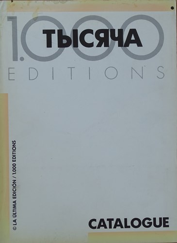 1000 editions/la ultima edicions