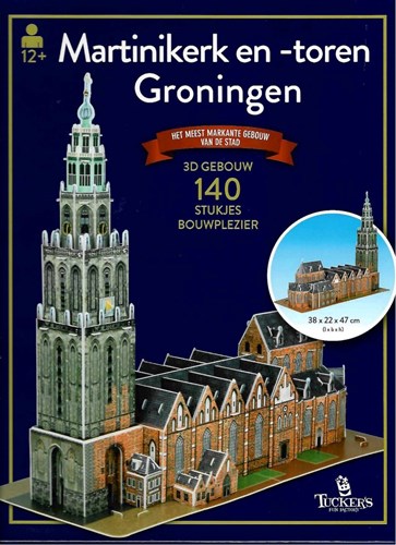 3D Gebouw - Martinikerk en -toren Groningen (140 stukjes)