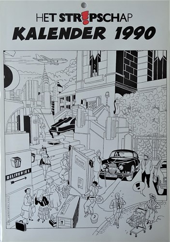 Stripschap kalender - 1990