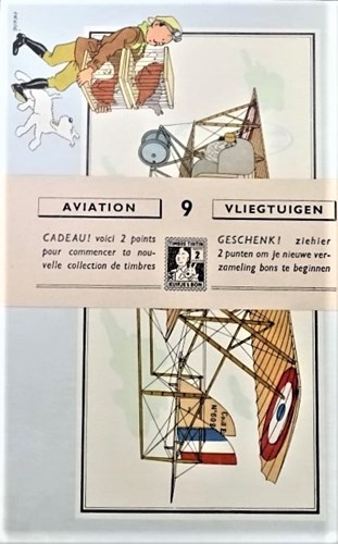 Kuifje Chromo's - Reeks 9 - Vliegtuigen - Compleet (glanzend)