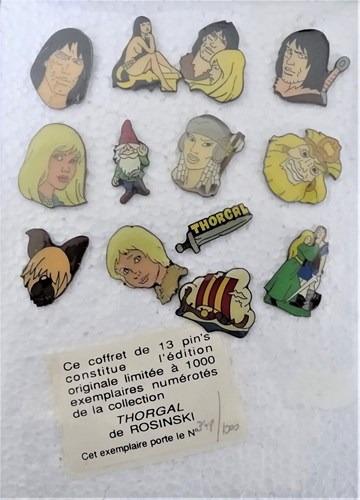 Thorgal  - complete set van 13 pins