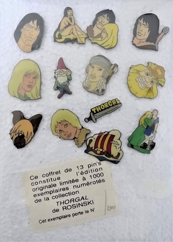 Thorgal  - complete set van 13 pins