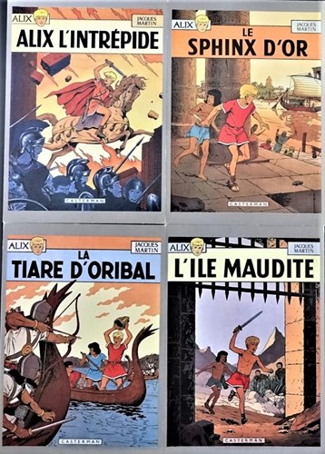 Jacques Martin - complete set van 8 ansichtkaarten