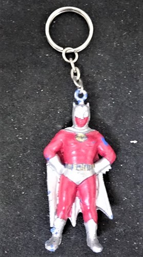 Batman - sleutelhanger - rood/zilver