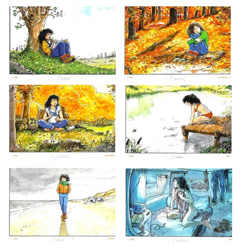 De Seizoenen van Jan Bosschaert (6 prenten)