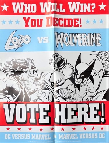 Marvel DC, poster who will win - Lobo vs. Wolverine