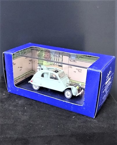 Kuifje modelauto 33 - De gedeukte Citroën 2pk