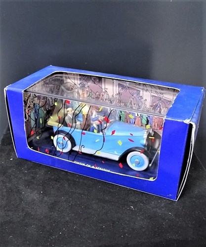 Kuifje modelauto - de paradewagen