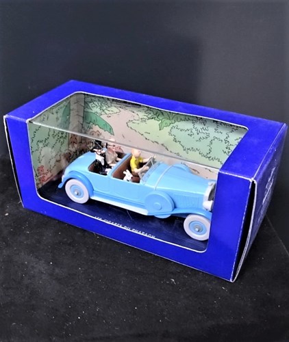 Kuifje modelauto - De Lincoln Torpedo