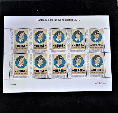 Kuifje - Postzegelvel Herge-Genootschap