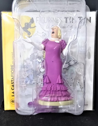 Figurines Tintin - Nr. 48 - La Castafiore en concert
