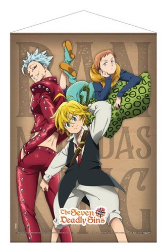 Wallscroll Ban, Meliodas & King (50 x 70 cm)