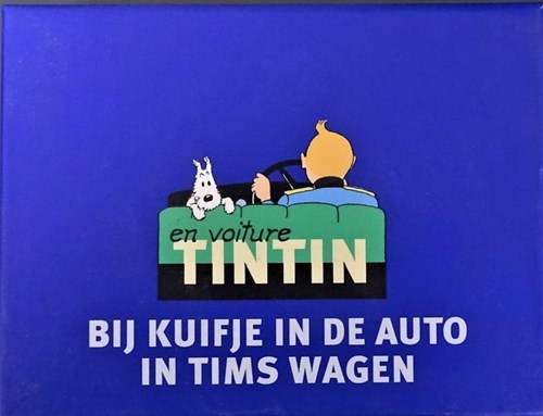 Kuifje - speelkaarten - Bij Kuifje in de auto