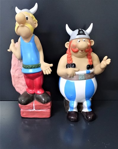 Asterix - Set Asterix en Obelix Vial spaarpotten