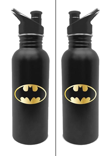 Batman drink bottle with logo