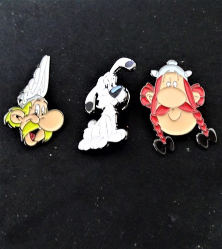 Asterix - set emaille speldjes - 60 jaar Asterix