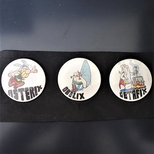 Asterix - 3 buttons Baynham 1978