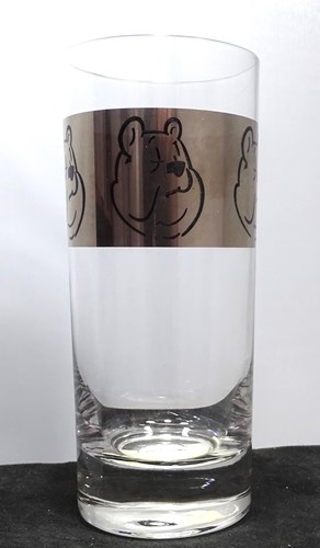 Marten Toonder - Heer Bommel longdrinkglas goud