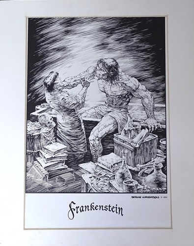 Bernie Wrightson - Prent Frankenstein