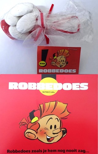 Robbedoes - Winkeliersbrochure + Snoepjes