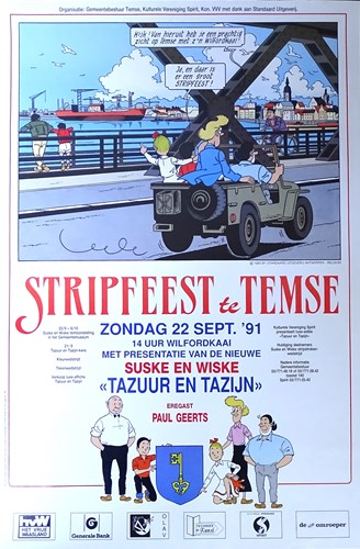 Suske en Wiske - Poster Stripfeest te Temse 1991